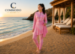 COMMODO Teen 2-Piece Waterproof Burkini Set (Full Jumpsuit + Skirt)