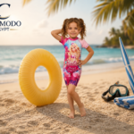 Barbie Pearl Princess Girls' One-Piece Swimsuit - Premium Quick-Dry Beachwear