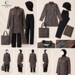 Modern Camo Print Modest Burkini - Premium 5-Piece Complete Swim Set - Image 2