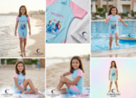 COMMODO Girls 1-Piece "Frozen" Character Swimsuit - Image 2
